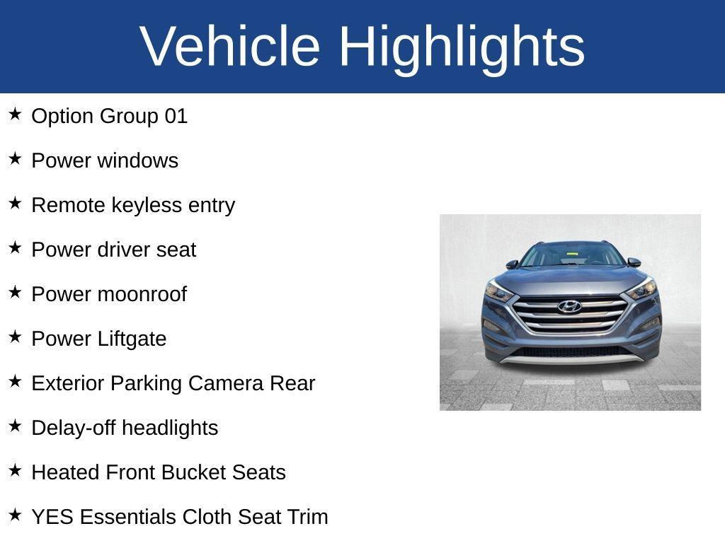 used 2018 Hyundai Tucson car, priced at $15,551