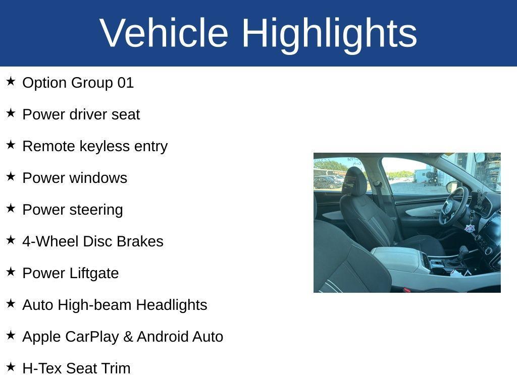 used 2023 Hyundai Tucson car, priced at $17,000