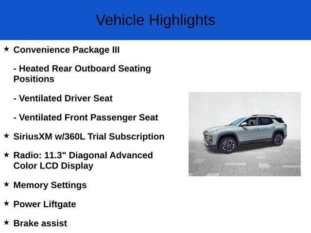 new 2026 Chevrolet Equinox car, priced at $32,170