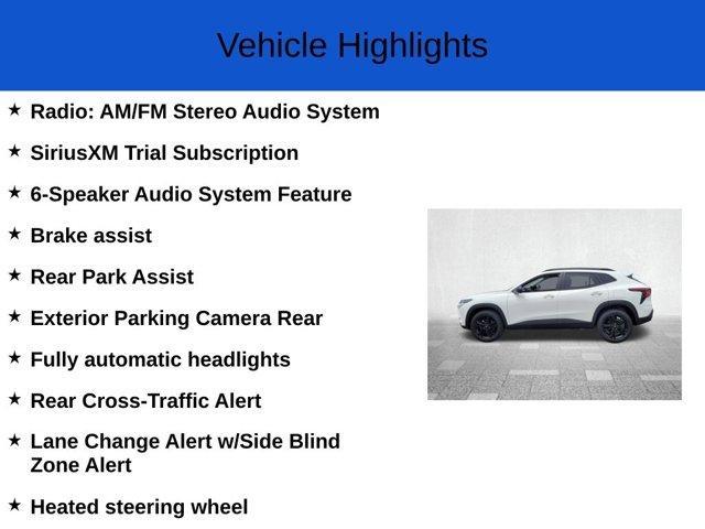 new 2025 Chevrolet Trax car, priced at $24,690
