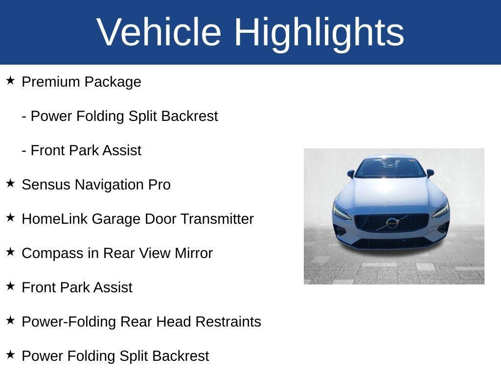 used 2021 Volvo S60 car, priced at $18,500