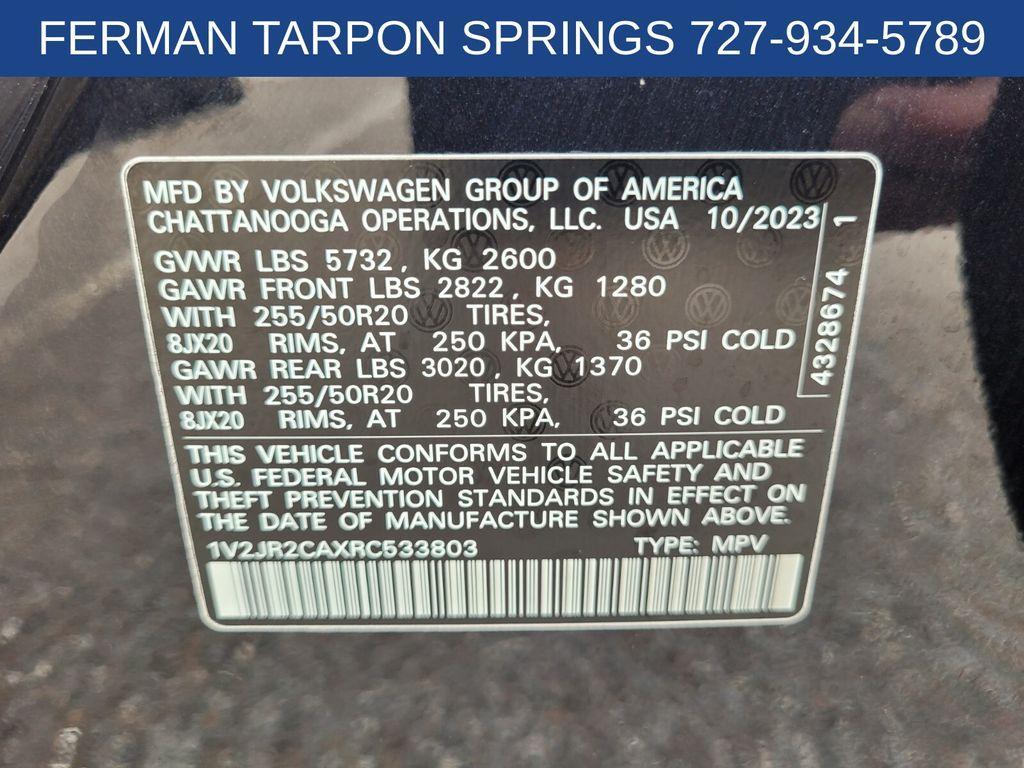used 2024 Volkswagen Atlas car, priced at $30,000