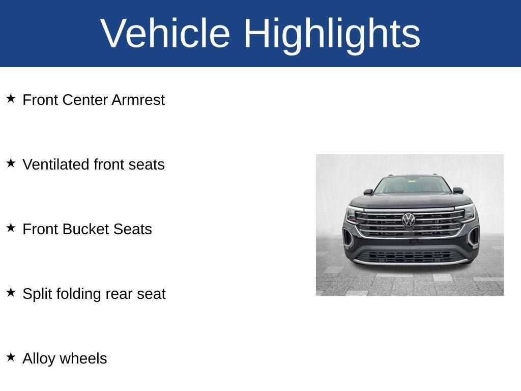 used 2024 Volkswagen Atlas car, priced at $30,000