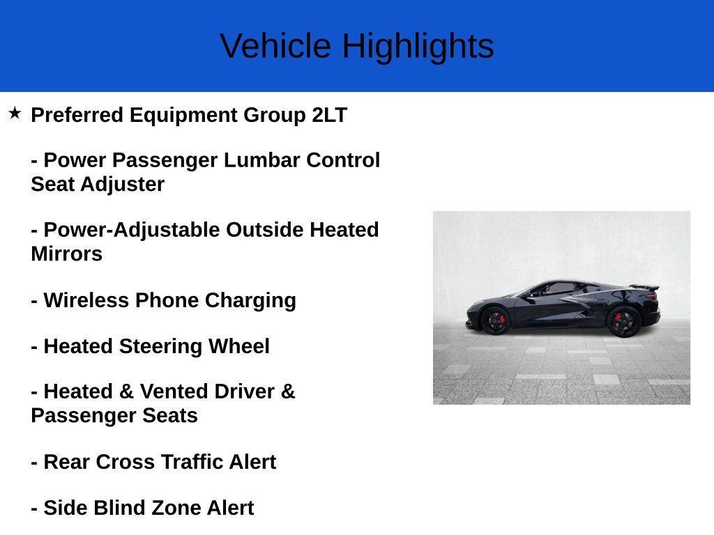new 2026 Chevrolet Corvette car, priced at $87,549