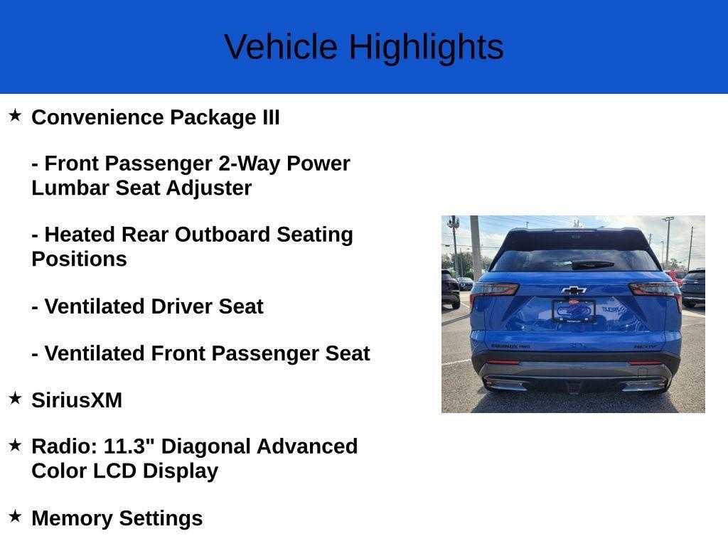 new 2025 Chevrolet Equinox car, priced at $36,770