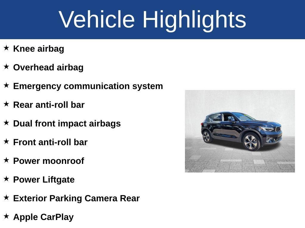 used 2025 Volvo XC40 car, priced at $37,800
