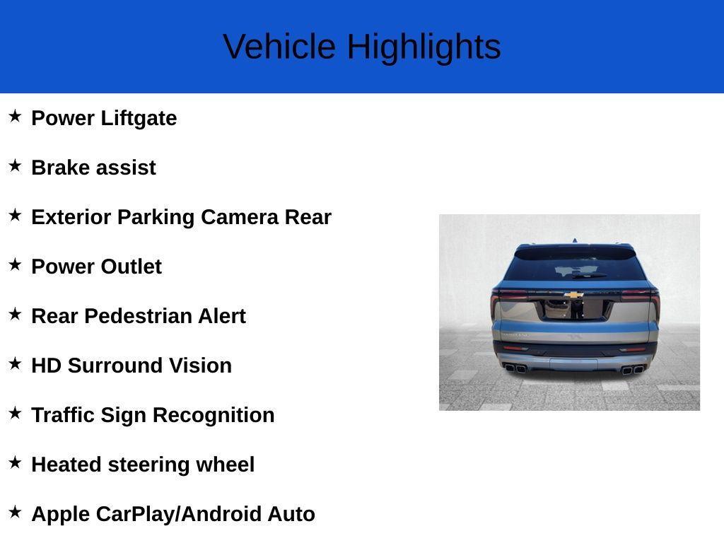 new 2025 Chevrolet Traverse car, priced at $42,135