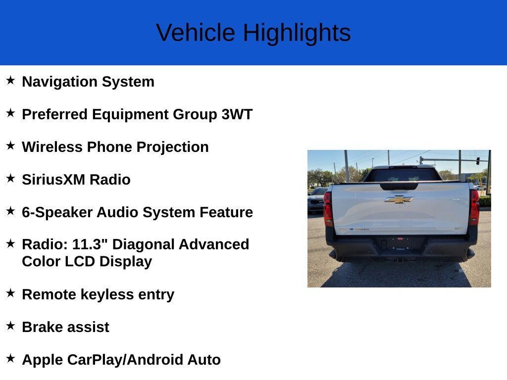 new 2024 Chevrolet Silverado EV car, priced at $70,445