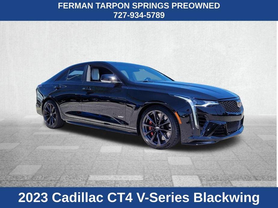 used 2023 Cadillac CT4-V car, priced at $65,500