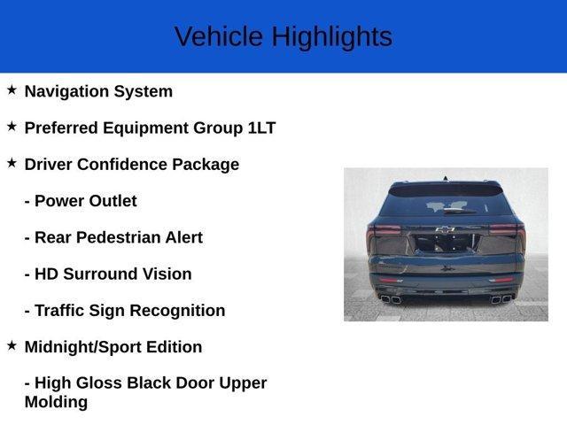 new 2025 Chevrolet Traverse car, priced at $43,380