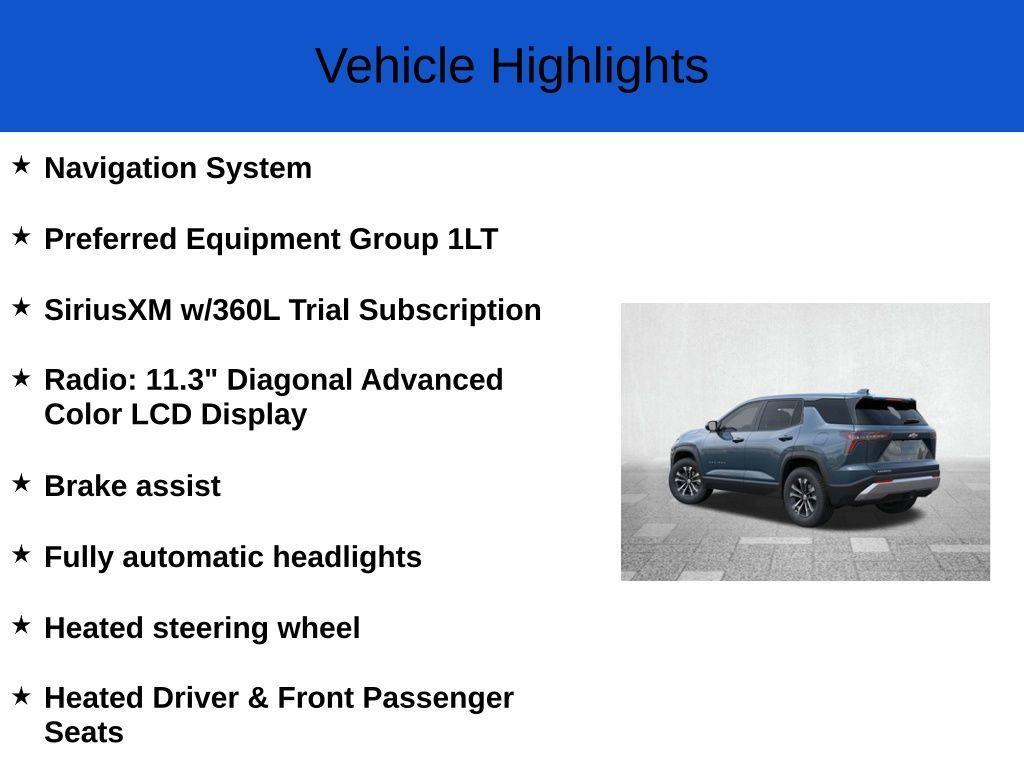 new 2026 Chevrolet Equinox car, priced at $28,235