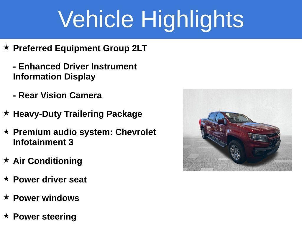 used 2021 Chevrolet Colorado car, priced at $26,555