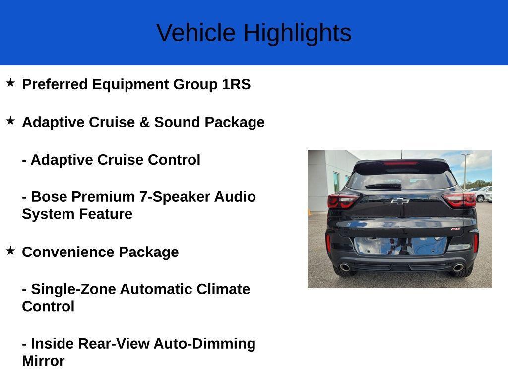 new 2025 Chevrolet TrailBlazer car, priced at $32,965