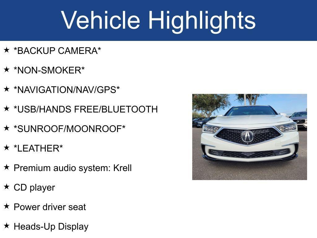 used 2020 Acura RLX Sport Hybrid car, priced at $32,500