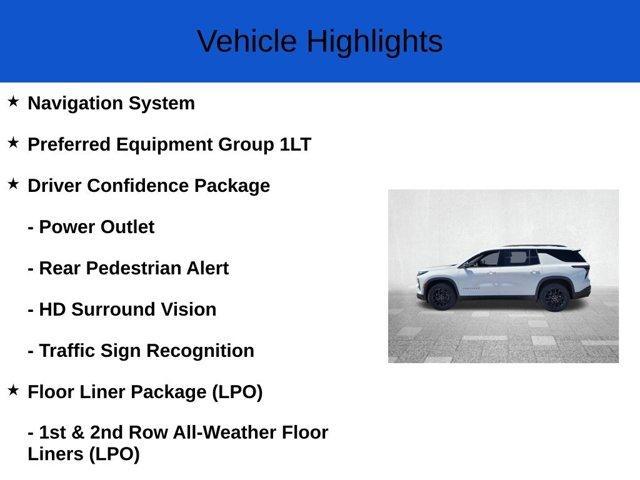 new 2025 Chevrolet Traverse car, priced at $44,240