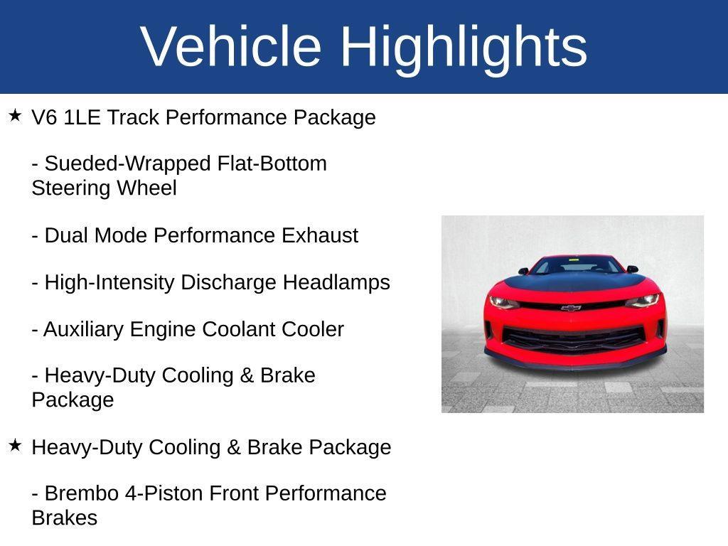 used 2017 Chevrolet Camaro car, priced at $21,777