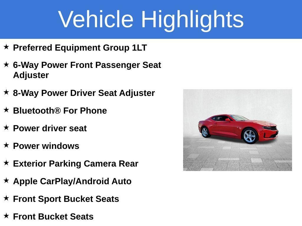 used 2023 Chevrolet Camaro car, priced at $23,991