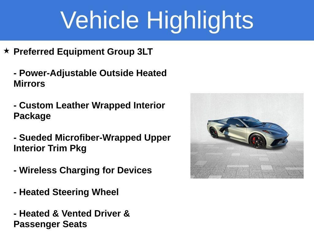 used 2022 Chevrolet Corvette car, priced at $72,000