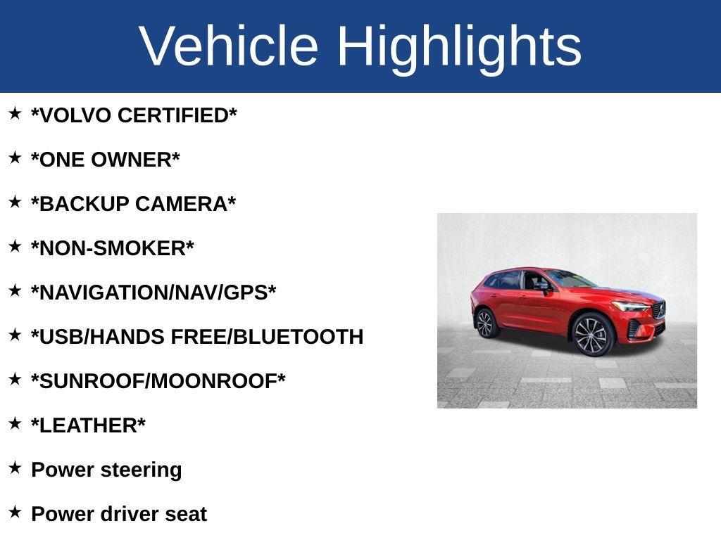 used 2023 Volvo XC60 car, priced at $38,100