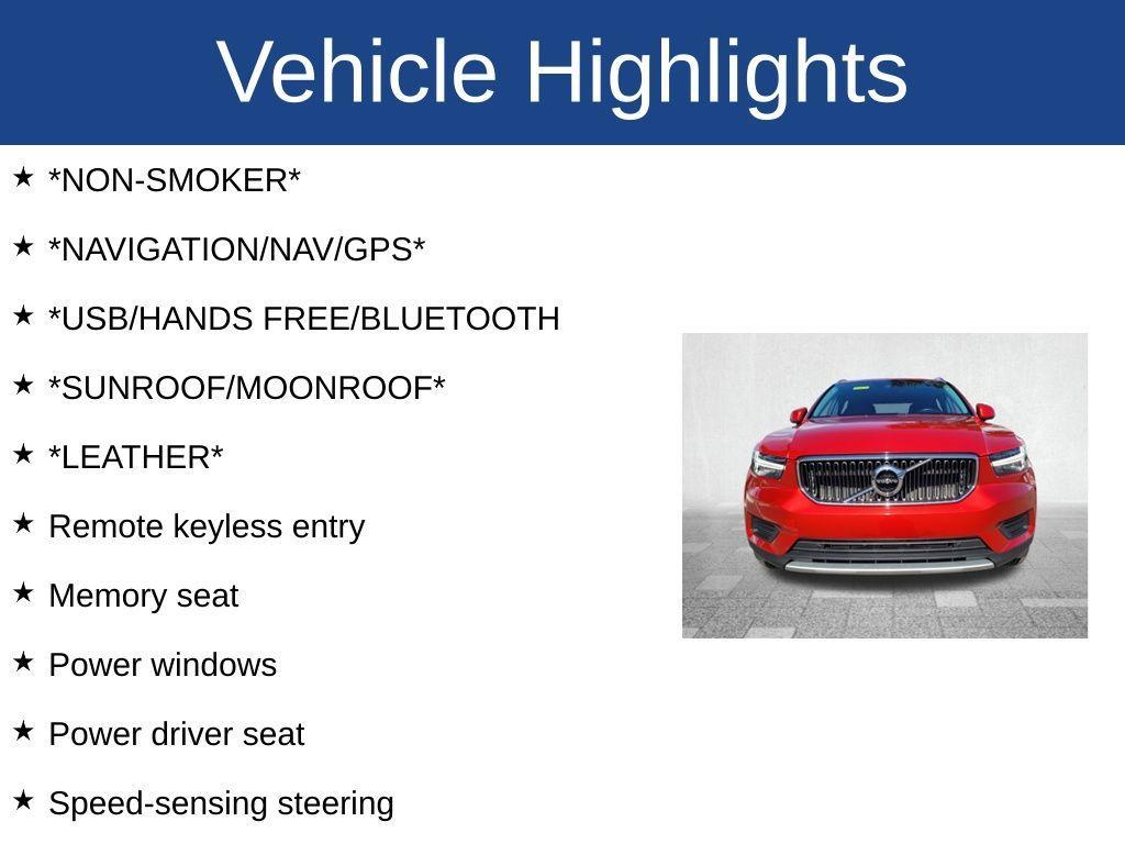 used 2019 Volvo XC40 car, priced at $21,749