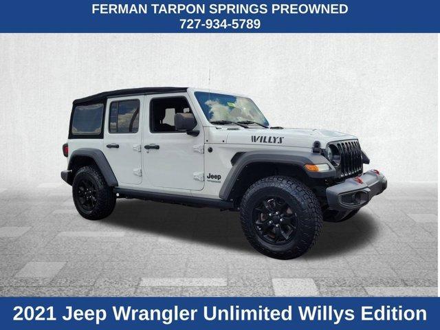 used 2021 Jeep Wrangler Unlimited car, priced at $30,351