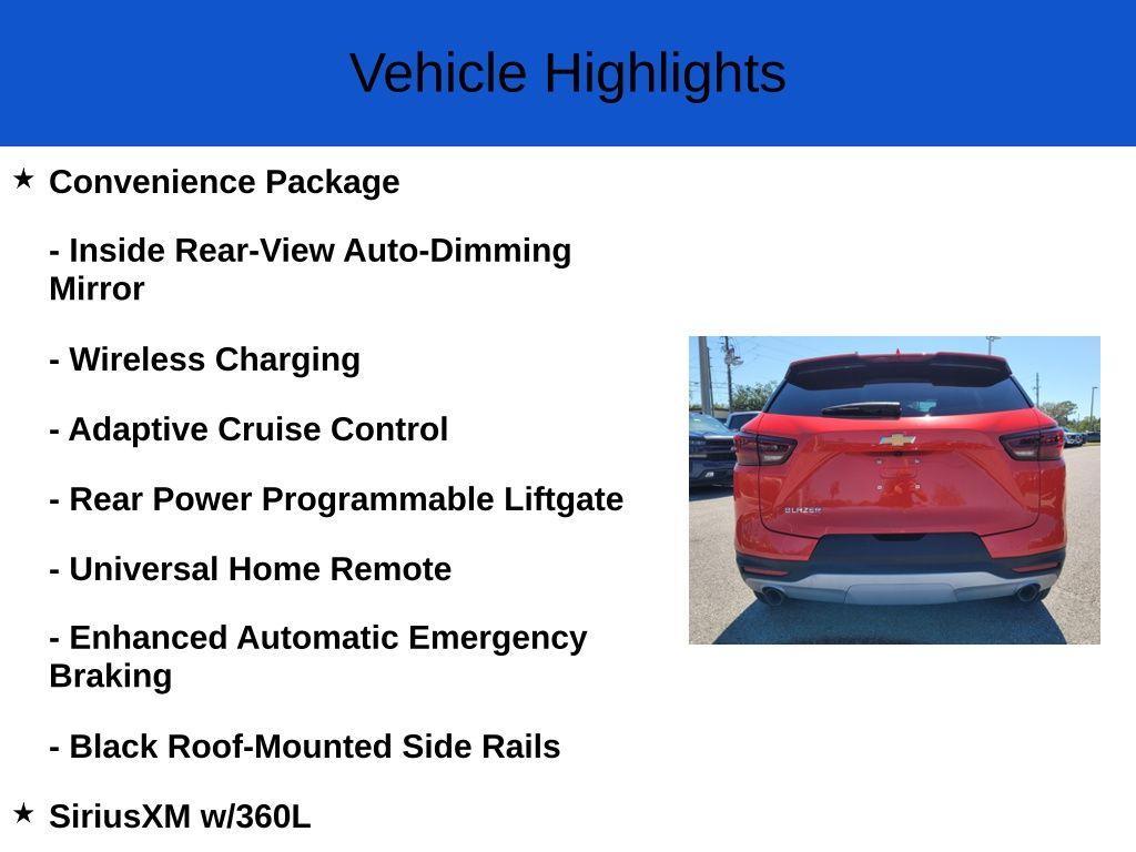 new 2025 Chevrolet Blazer car, priced at $35,360