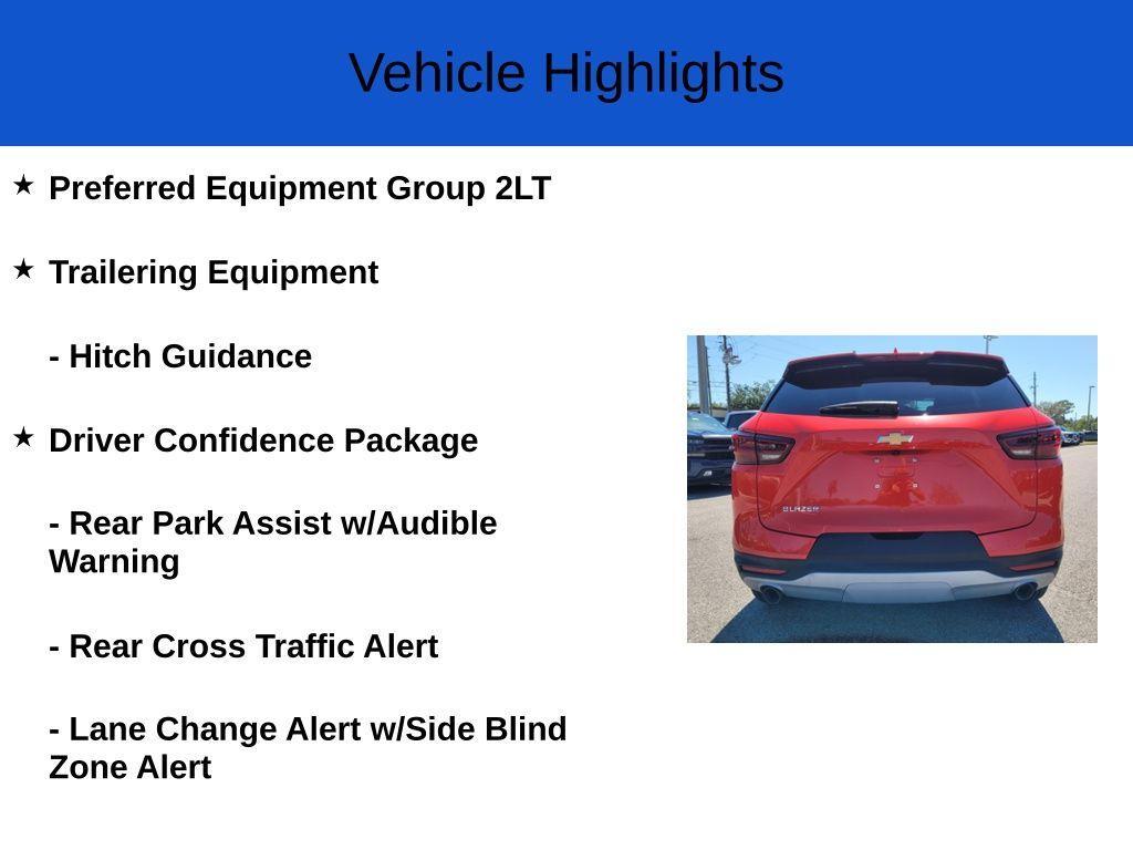 new 2025 Chevrolet Blazer car, priced at $35,360