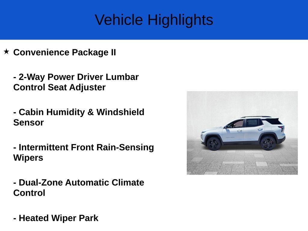 new 2026 Chevrolet Equinox car, priced at $31,415