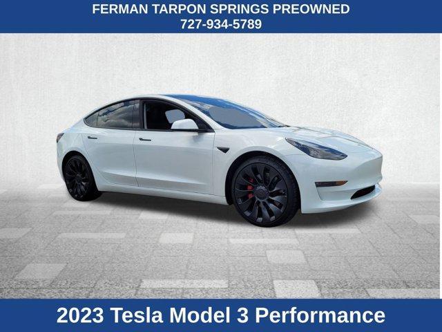 used 2023 Tesla Model 3 car, priced at $30,000