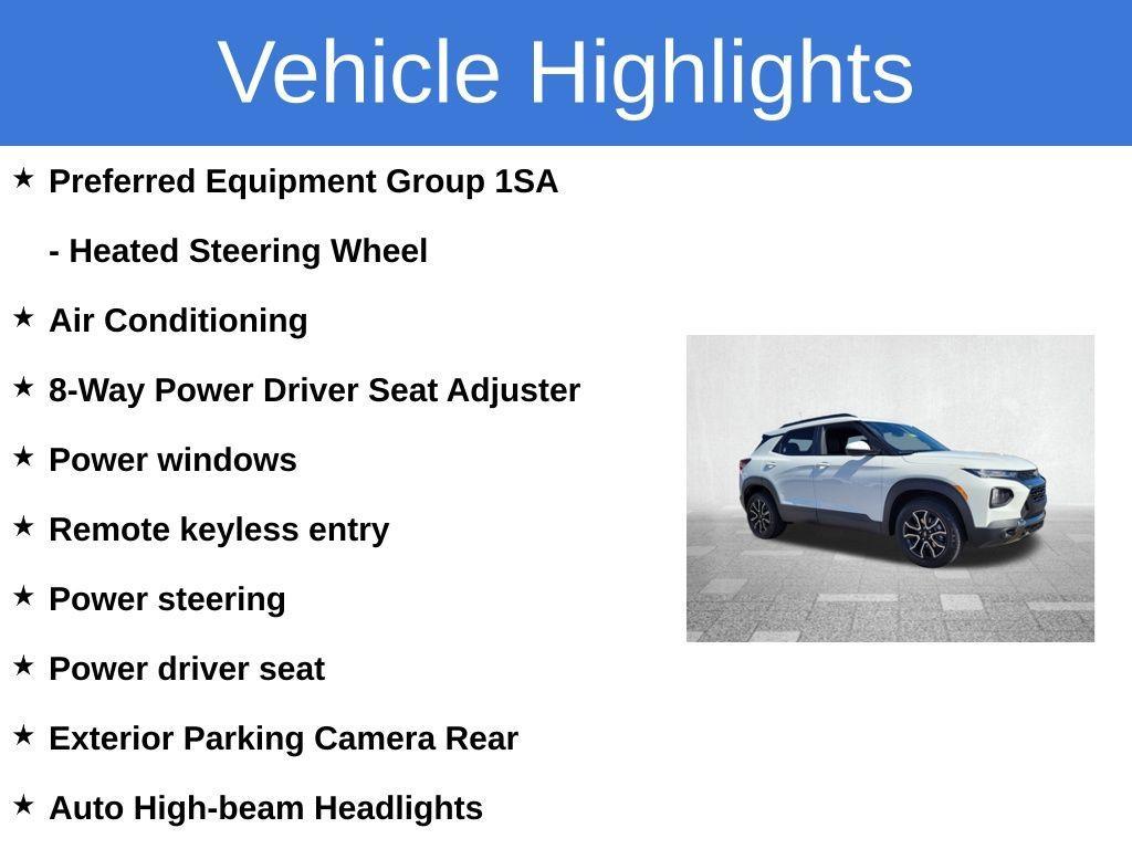 used 2023 Chevrolet TrailBlazer car, priced at $22,444