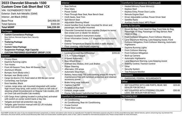 used 2023 Chevrolet Silverado 1500 car, priced at $28,991
