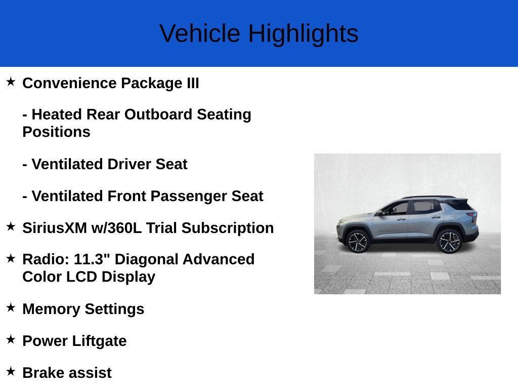new 2026 Chevrolet Equinox car, priced at $33,140