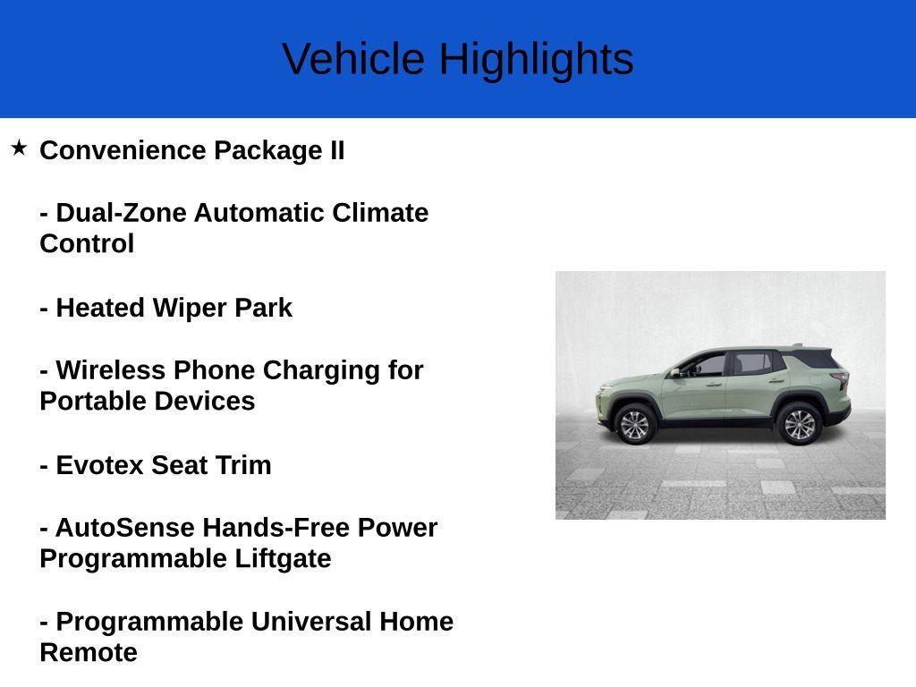 new 2026 Chevrolet Equinox car, priced at $30,870