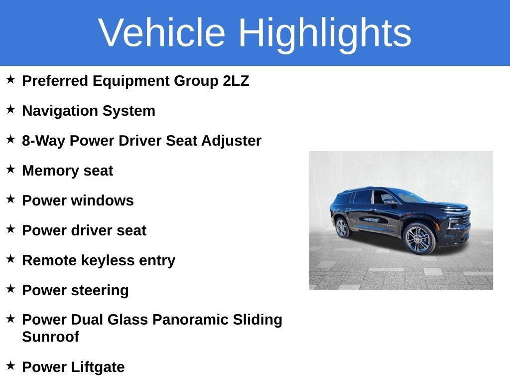 used 2025 Chevrolet Traverse car, priced at $52,000