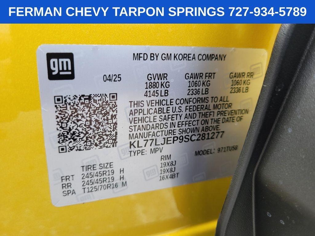new 2025 Chevrolet Trax car, priced at $25,085