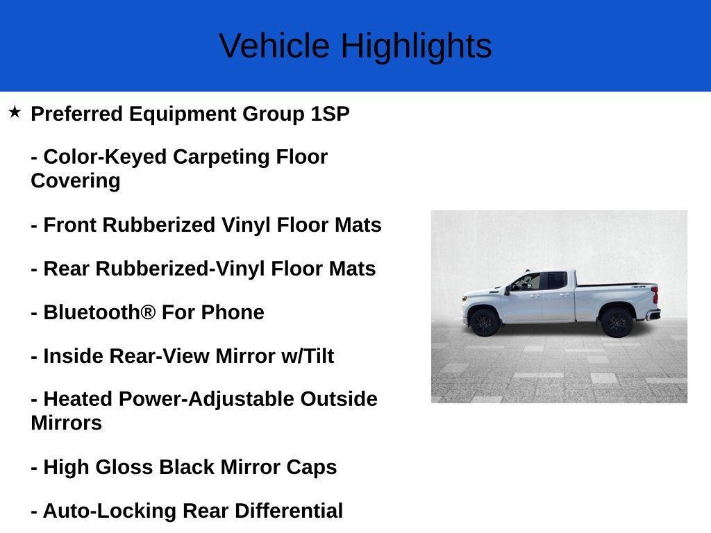 new 2025 Chevrolet Silverado 1500 car, priced at $53,580