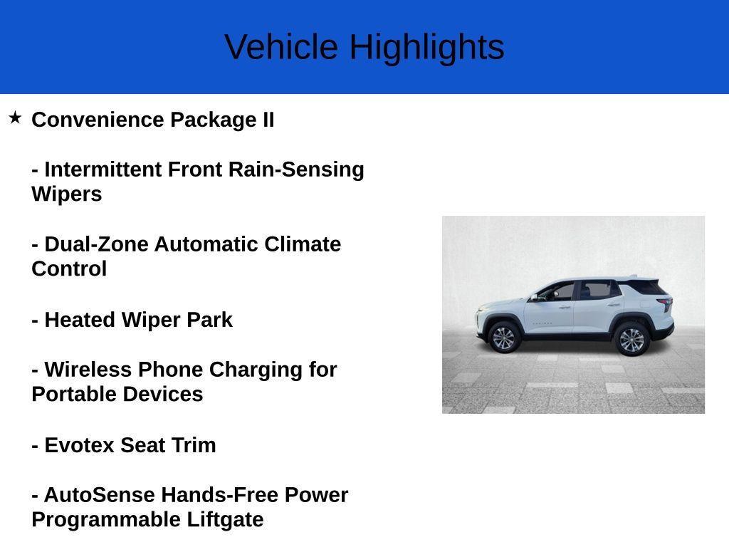 new 2026 Chevrolet Equinox car, priced at $29,370