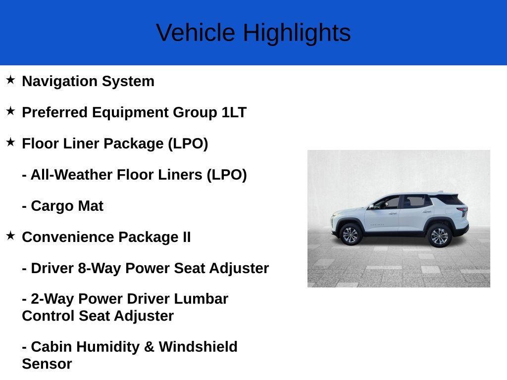 new 2026 Chevrolet Equinox car, priced at $29,370