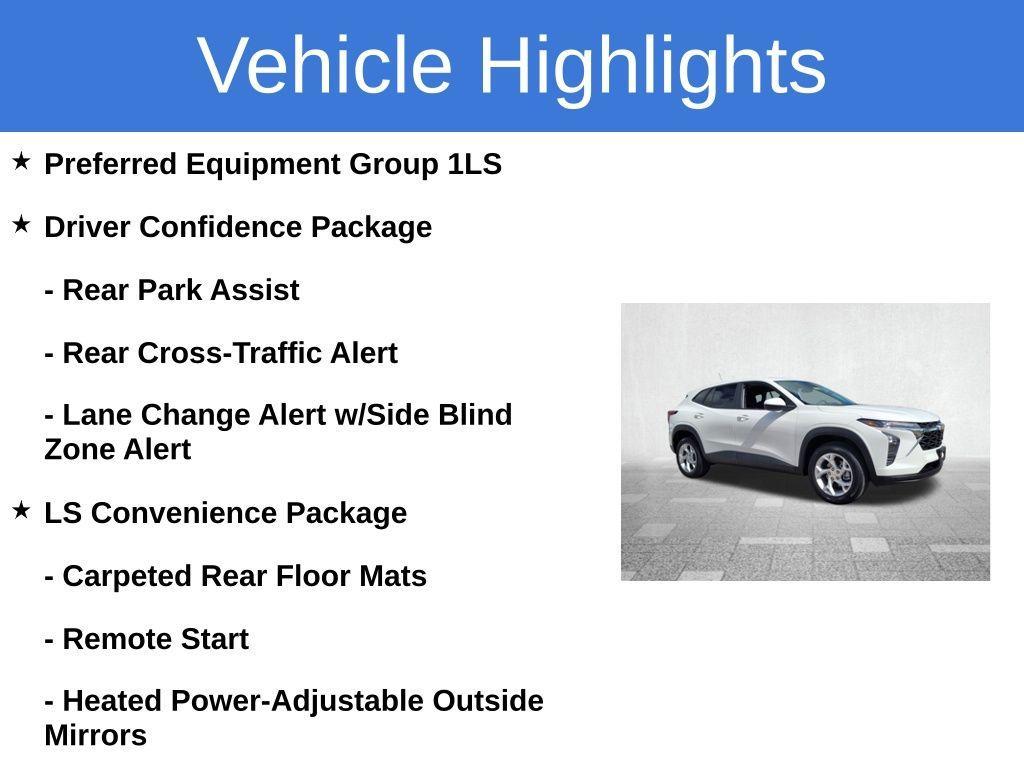 used 2024 Chevrolet Trax car, priced at $20,000