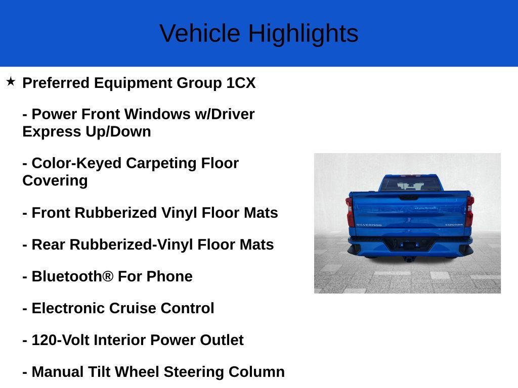 new 2025 Chevrolet Silverado 1500 car, priced at $38,085
