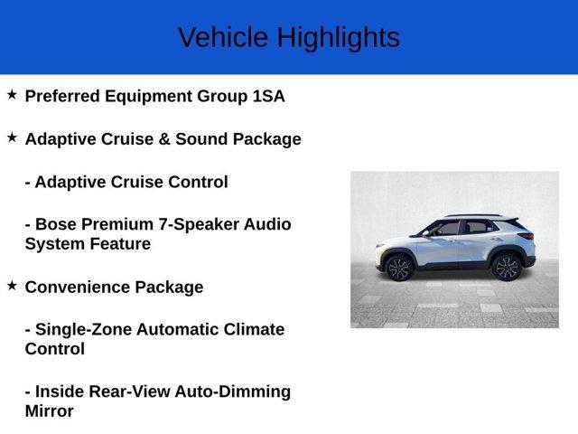 new 2025 Chevrolet TrailBlazer car, priced at $31,650