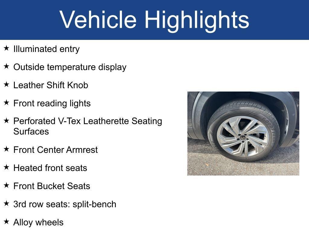 used 2022 Volkswagen Atlas car, priced at $27,000