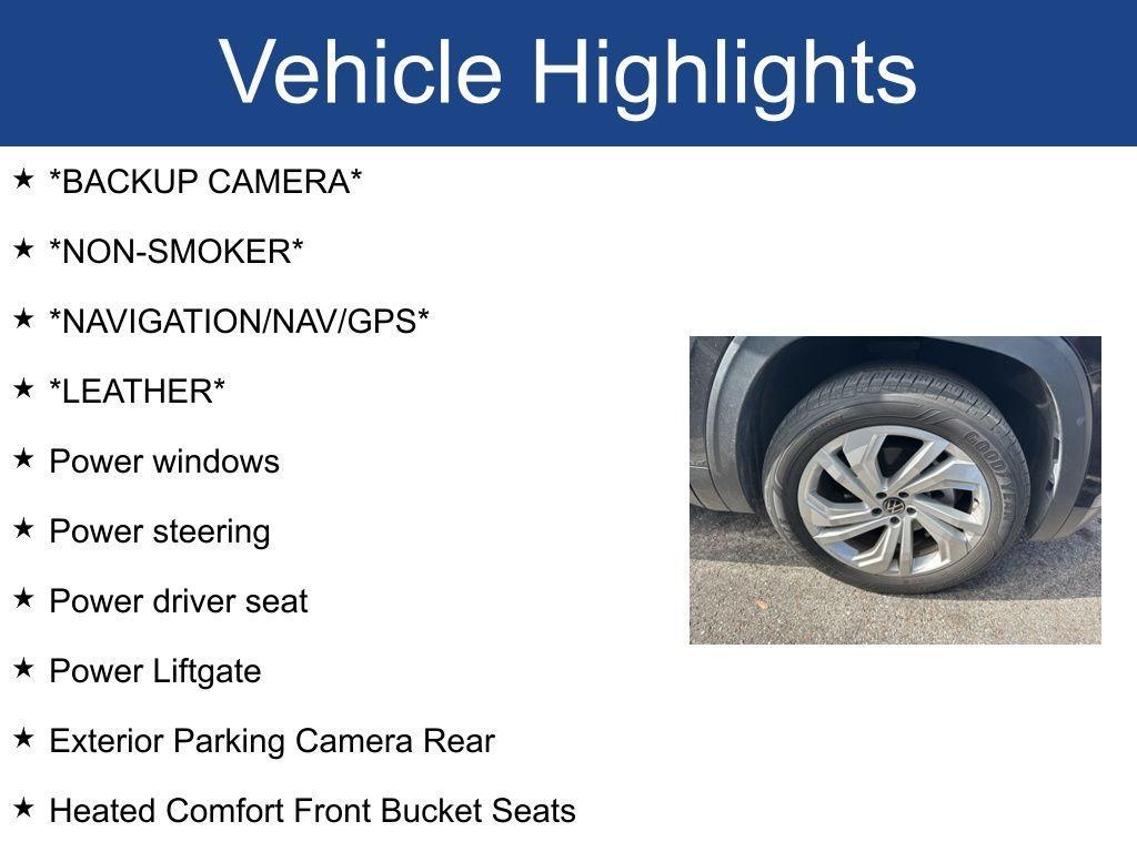 used 2022 Volkswagen Atlas car, priced at $27,000