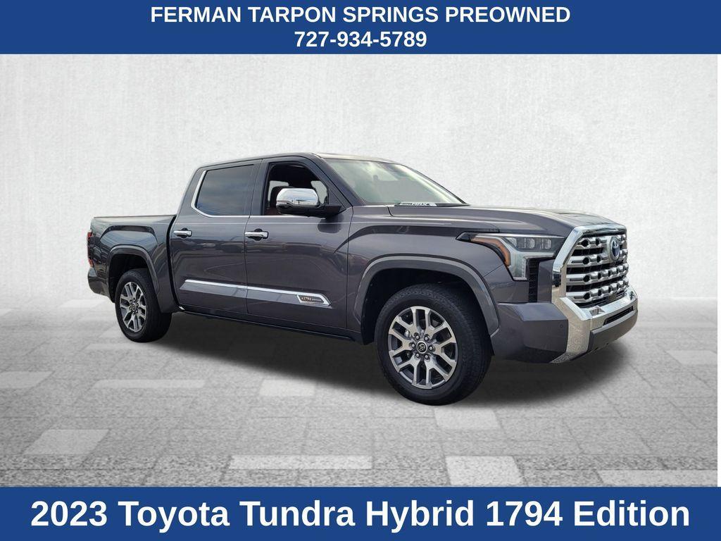 used 2023 Toyota Tundra Hybrid car, priced at $51,000