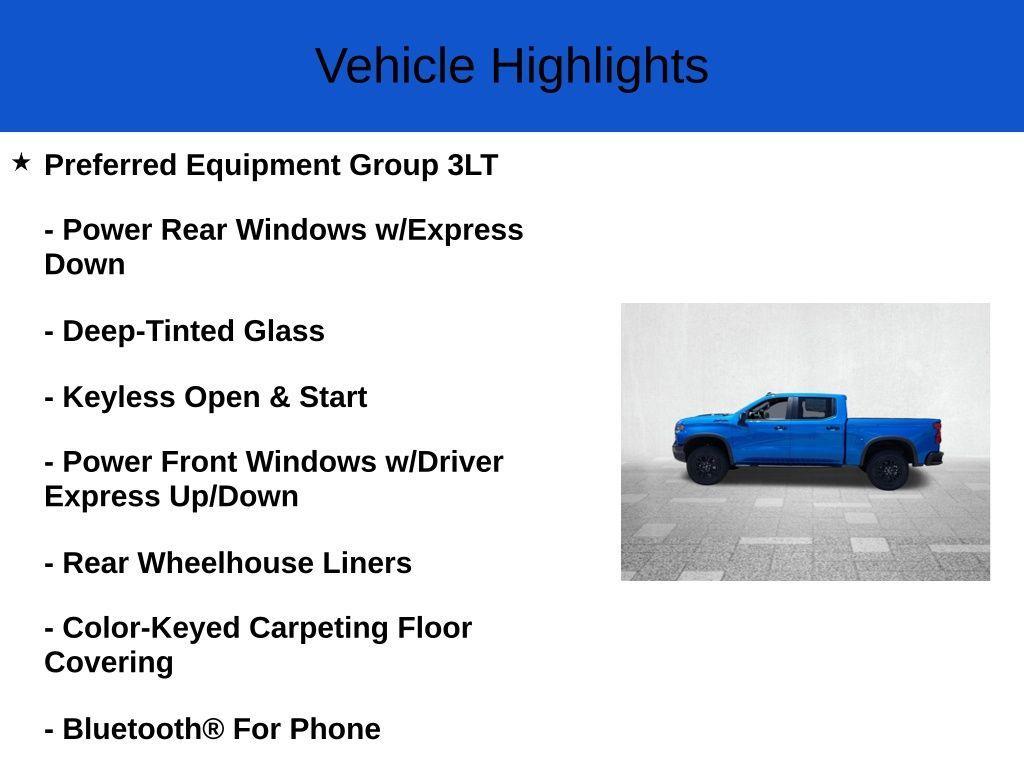 new 2025 Chevrolet Silverado 1500 car, priced at $72,219
