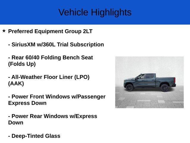 new 2025 Chevrolet Silverado 1500 car, priced at $62,629