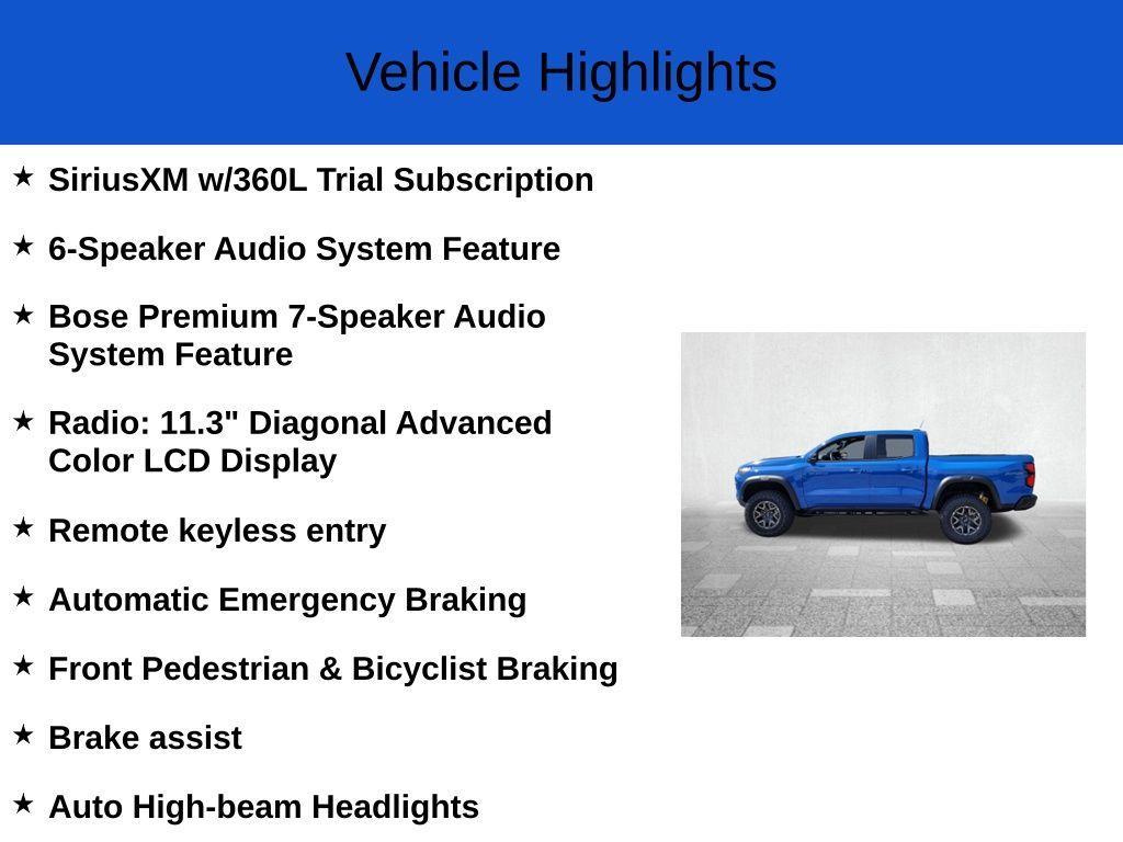 new 2026 Chevrolet Colorado car, priced at $52,620
