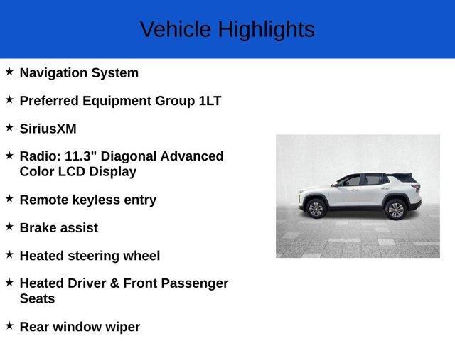 new 2025 Chevrolet Equinox car, priced at $26,495