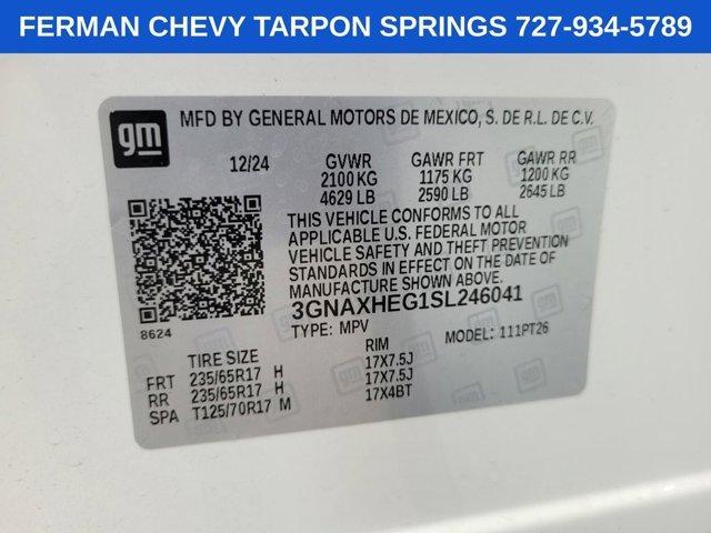 new 2025 Chevrolet Equinox car, priced at $26,495