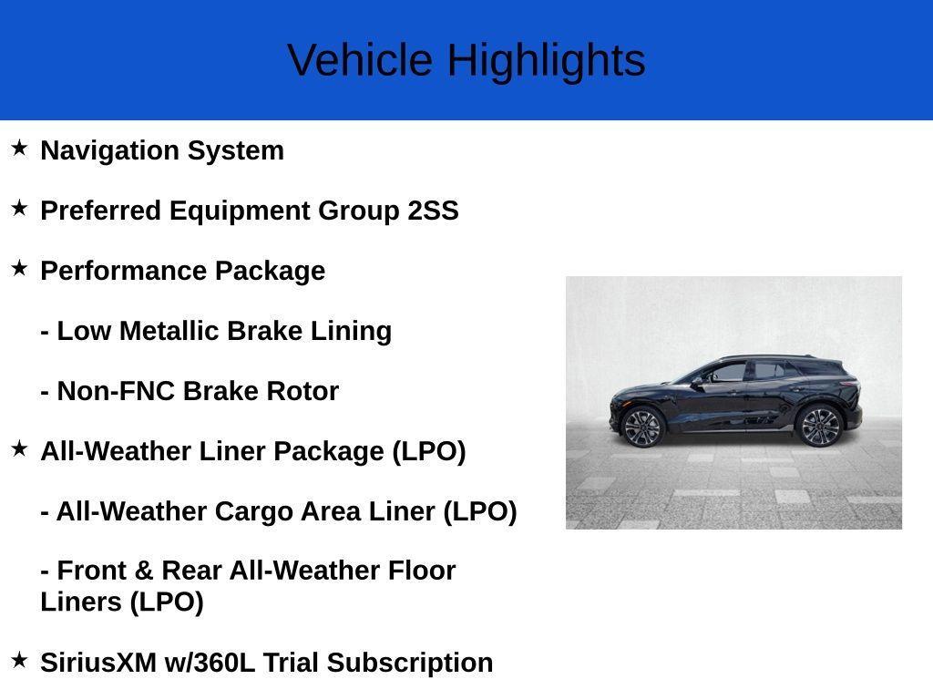 new 2025 Chevrolet Blazer EV car, priced at $59,454
